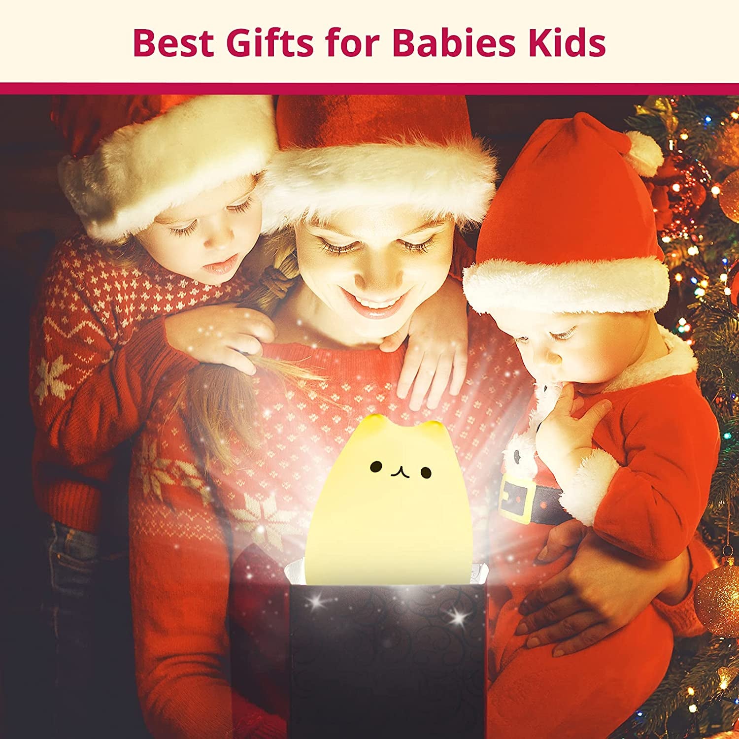 Charming Cat Lamp - The Perfect Night Light for Kids and Teens, Ideal Graduation and Birthday Gifts for Girls, Adorable Kawaii Kitty Design with Remote Control